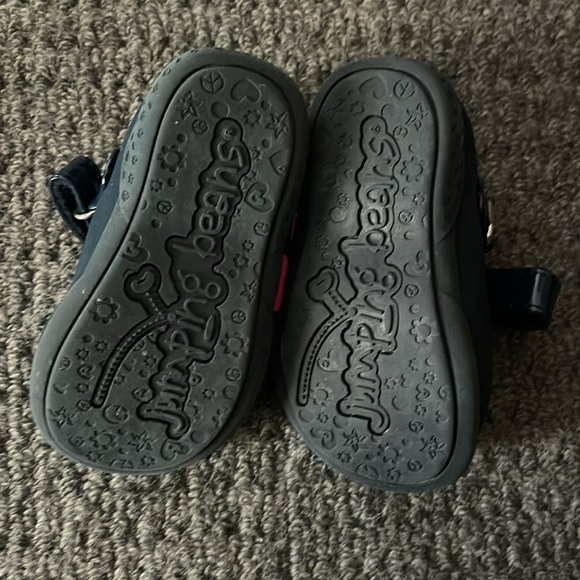 Jumping Beans Lil Ann Mary Jane 4 flower navy blue - Picture 5 of 5